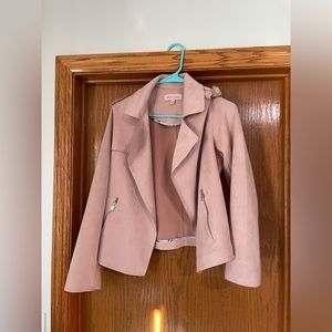 Pink Suede Jacket